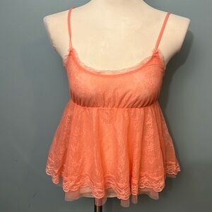 Free people women’s intimate top peach color size small